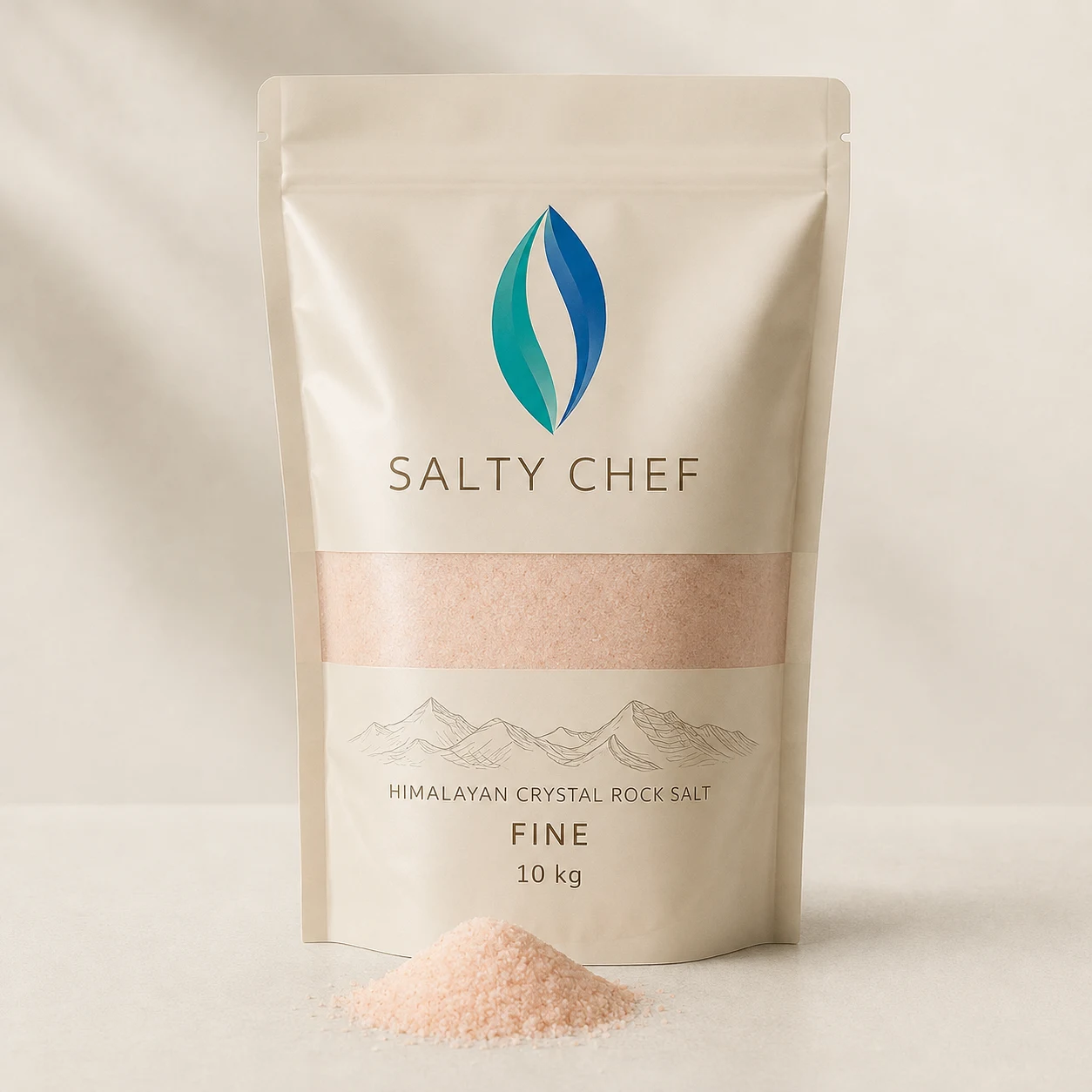 Himalayan Crystal Rock Salt / Culinary Salt — 10Kg / Fine