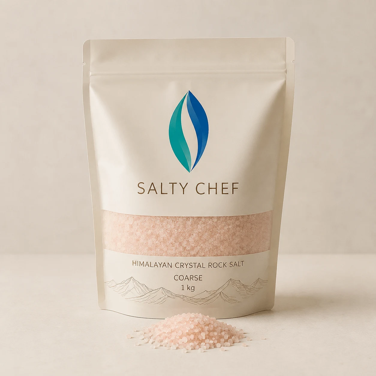 Himalayan Crystal Rock Salt / Culinary Salt — 1Kg / Coarse