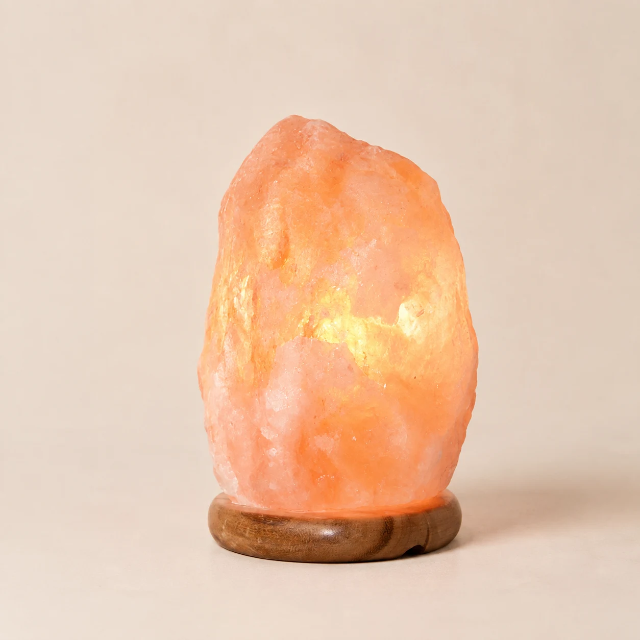 Natural Shape Himalayan Crystal Rock Salt Lamp — Large