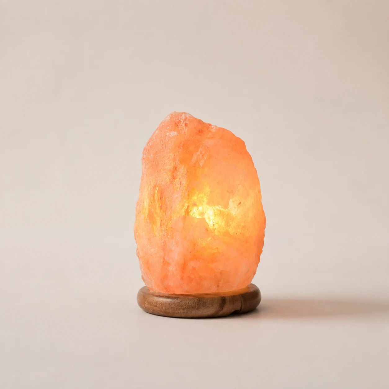 Natural Shape Himalayan Crystal Rock Salt Lamp — Small