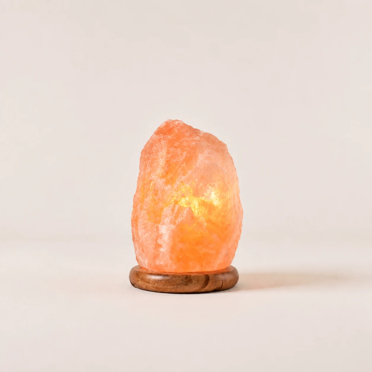 Natural Shape Himalayan Crystal Rock Salt Lamp — X-Small