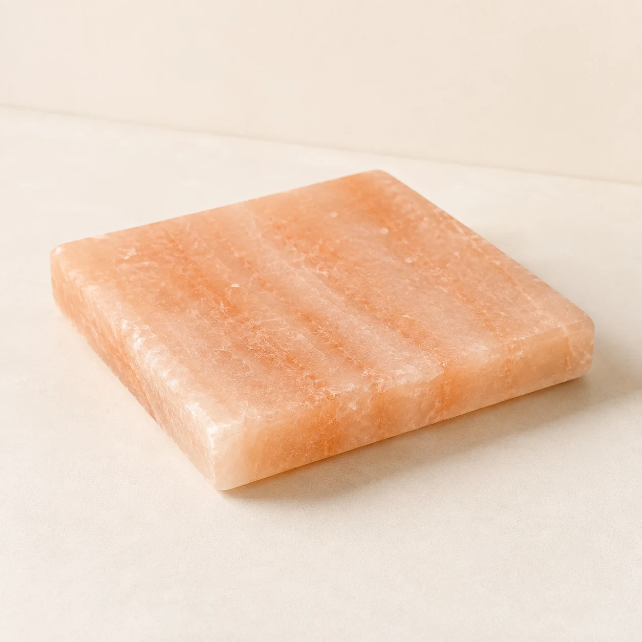 Himalayan Rock Salt Platters — 8"x8"x1.5" Square